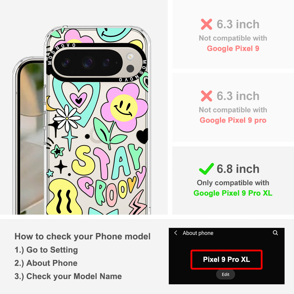 Stay Groovy Phone Case - Google Pixel 9 Pro XL Case