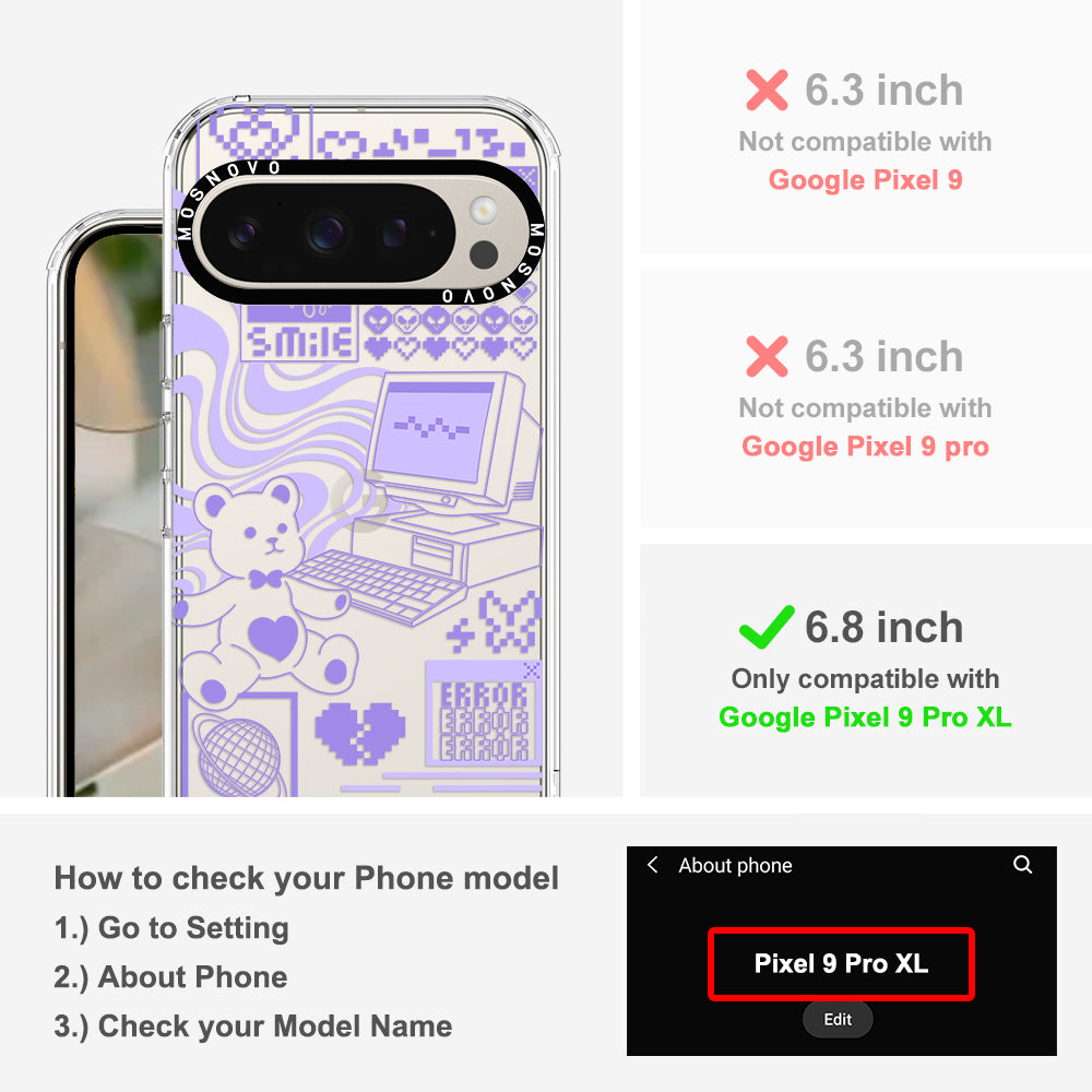 Y2K Aesthetic Phone Case - Google Pixel 9 Pro XL Case