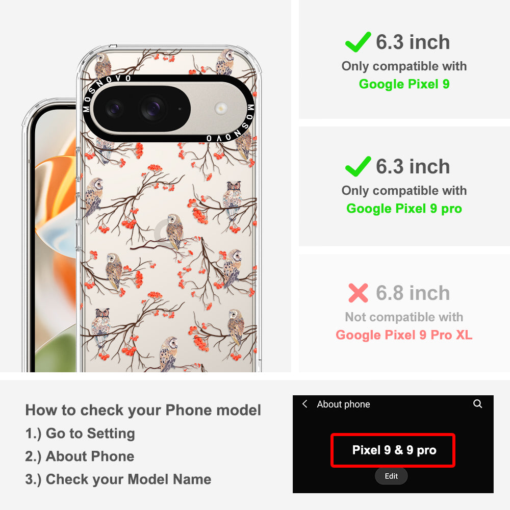 Owl Phone Case - Google Pixel 9 Case