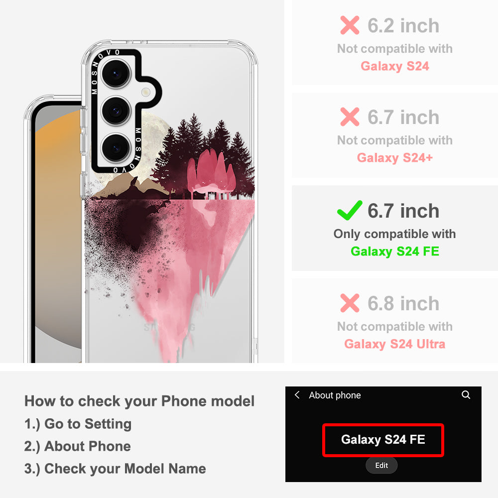 Mountain Landscape Phone Case - Samsung Galaxy S24 FE Case - MOSNOVO
