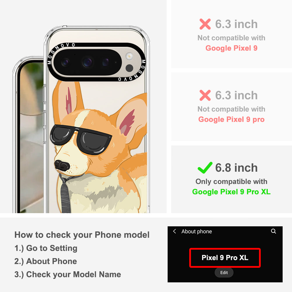 Fluffy Corgi Phone Case - Google Pixel 9 Pro XL Case