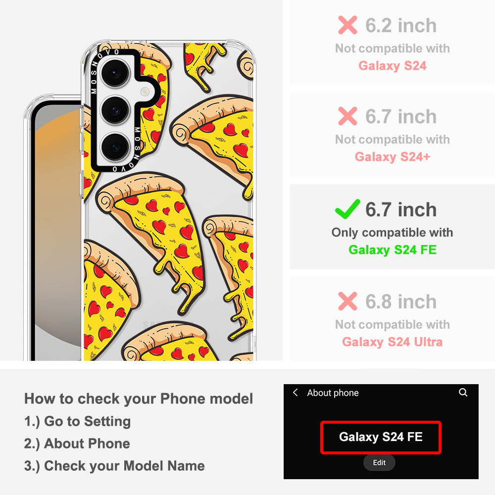 Pizza Phone Case - Samsung Galaxy S24 FE Case - MOSNOVO