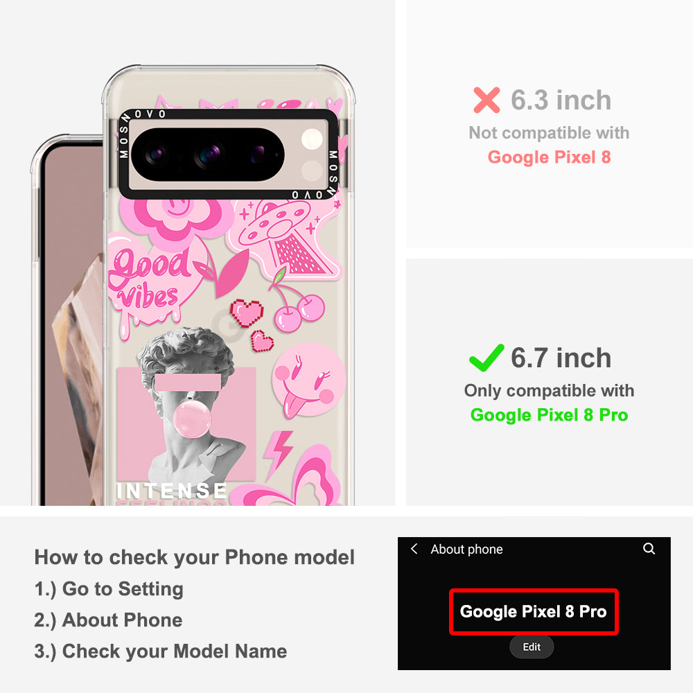 Pink Culture Phone Case - Google Pixel 8 Pro Case