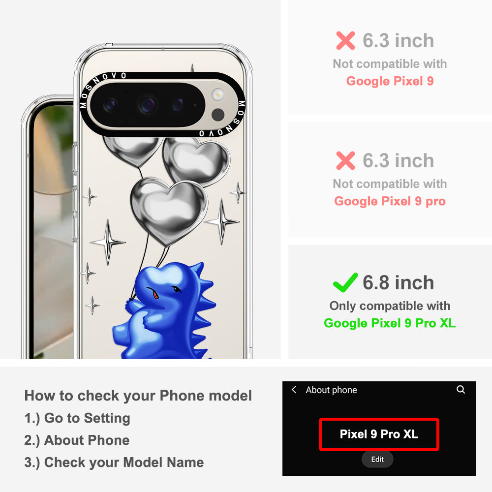 Balloonasaurus Phone Case - Google Pixel 9 Pro XL Case