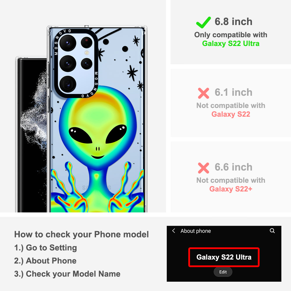 Alien Piece Phone Case - Samsung Galaxy S22 Ultra Case