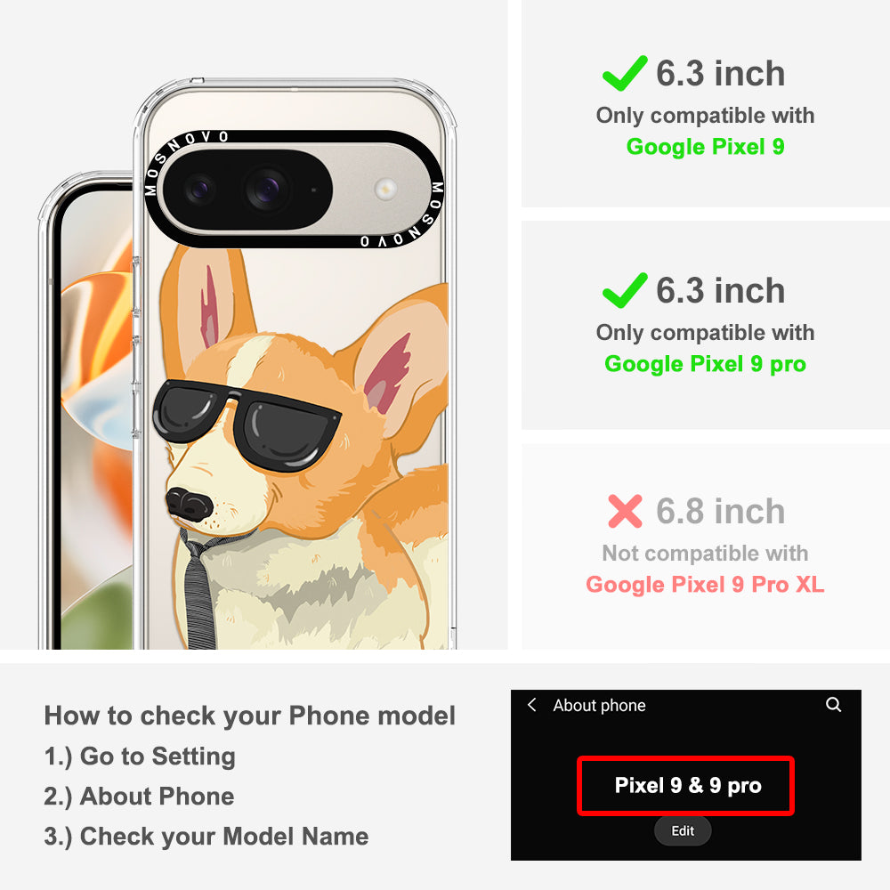 Fluffy Corgi Phone Case - Google Pixel 9 Case