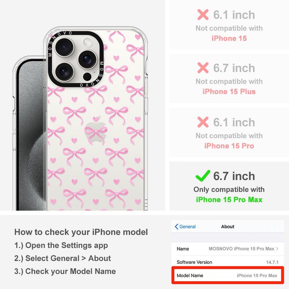 Bowtiful Love Phone Case - iPhone 15 Pro Max Case