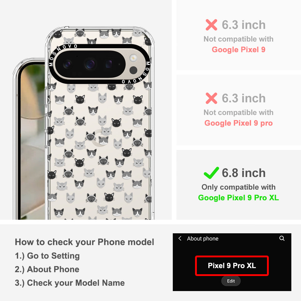 Cats Phone Case - Google Pixel 9 Pro XL Case