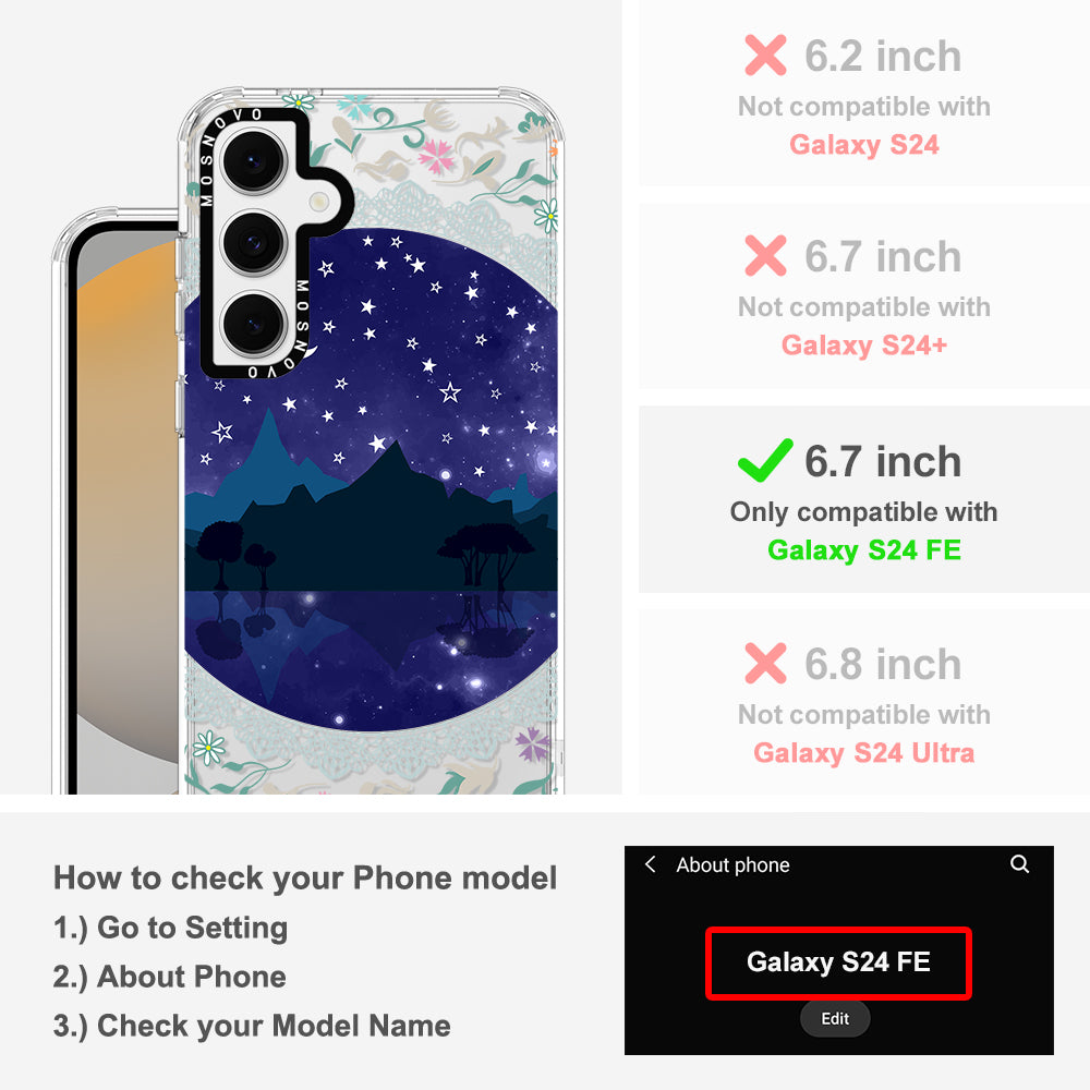 Night Scene Phone Case - Samsung Galaxy S24 FE Case - MOSNOVO