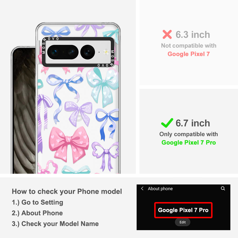 Bows Phone Case - Google Pixel 7 Pro Case