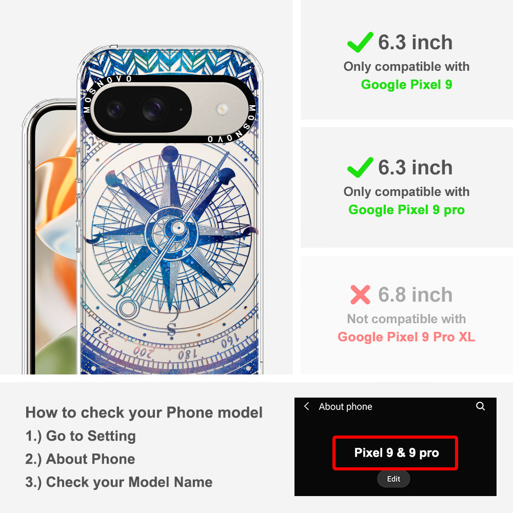Galaxy Compass Phone Case - Google Pixel 9 Case