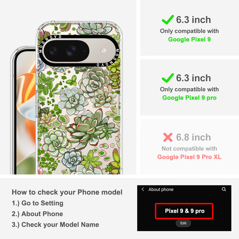 Succulents Phone Case - Google Pixel 9 Pro Case