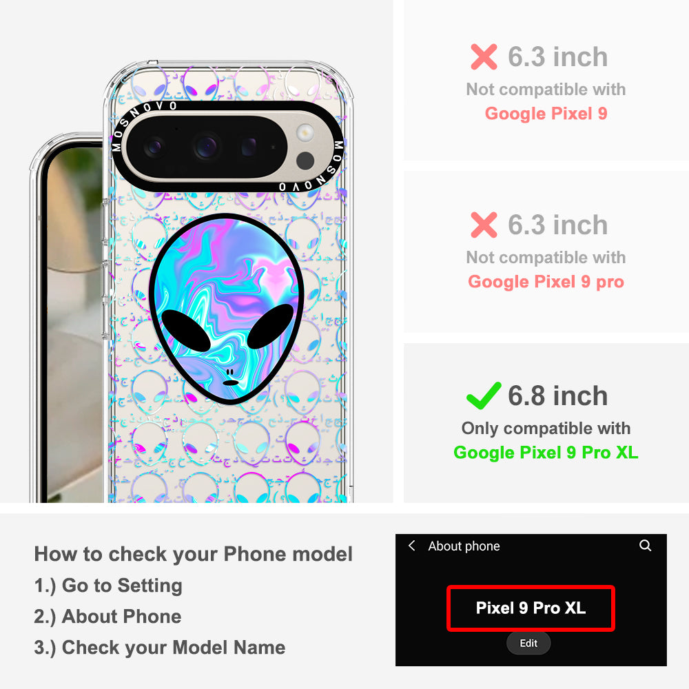 Space Alien Phone Case - Google Pixel 9 Pro XL Case