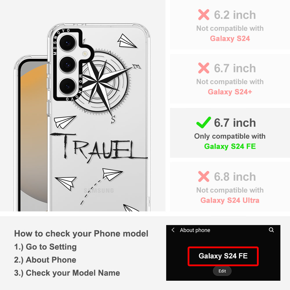 Traveller Phone Case - Samsung Galaxy S24 FE Case - MOSNOVO