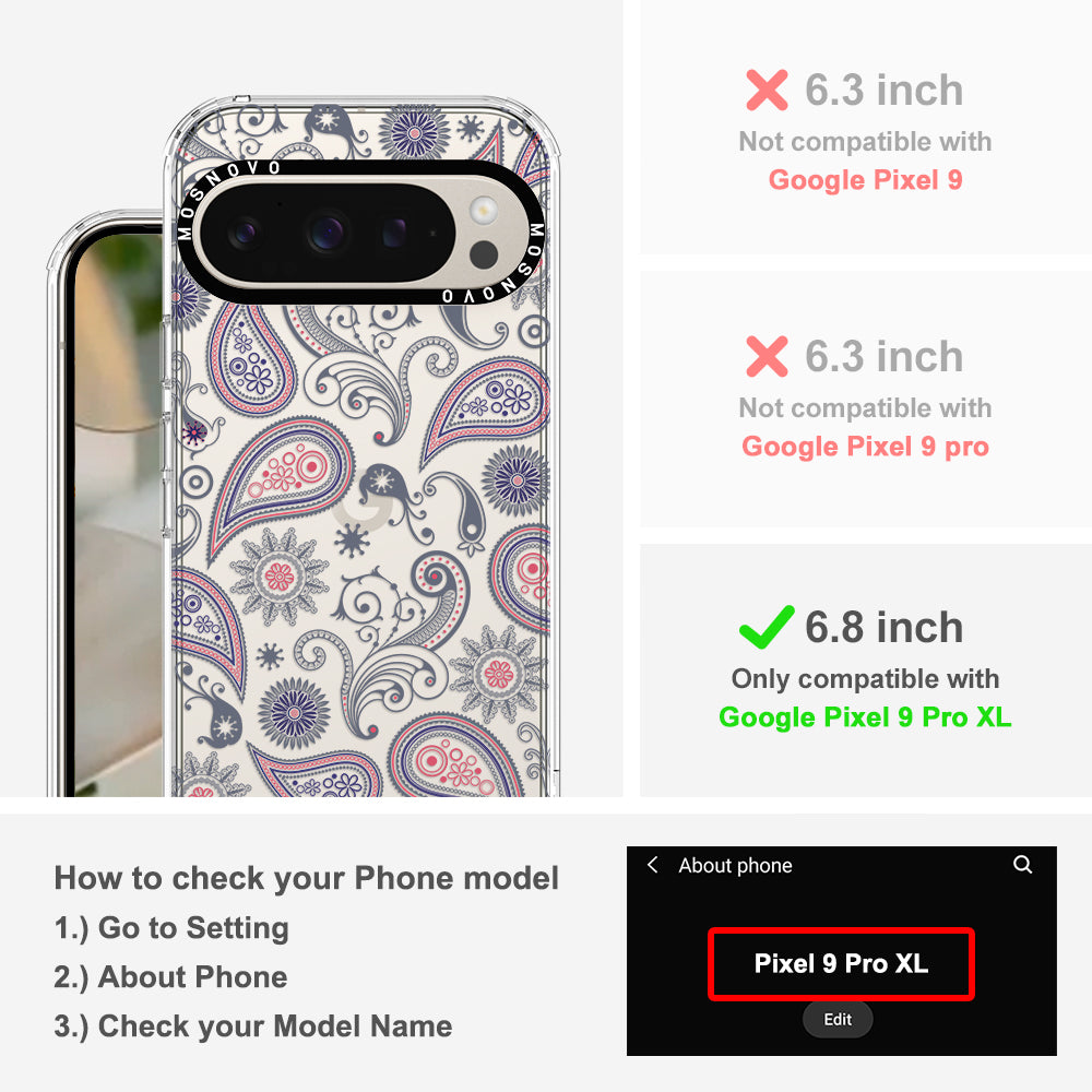 Paisley Phone Case - Google Pixel 9 Pro XL Case