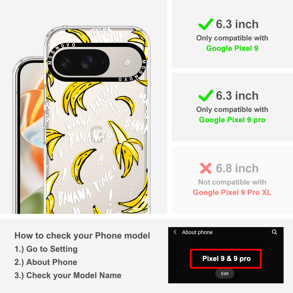 Banana Banana Phone Case - Google Pixel 9 Pro Case