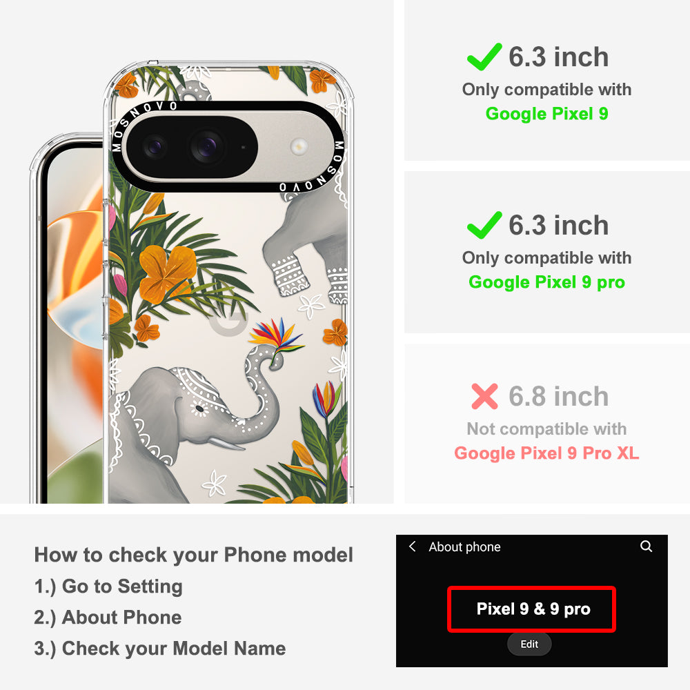 Tribal Elephant Phone Case - Google Pixel 9 Pro Case