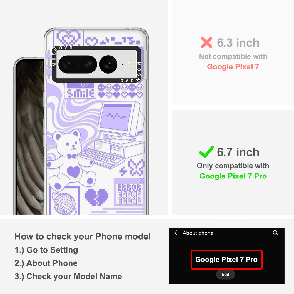 Y2K Aesthetic Phone Case - Google Pixel 7 Pro Case