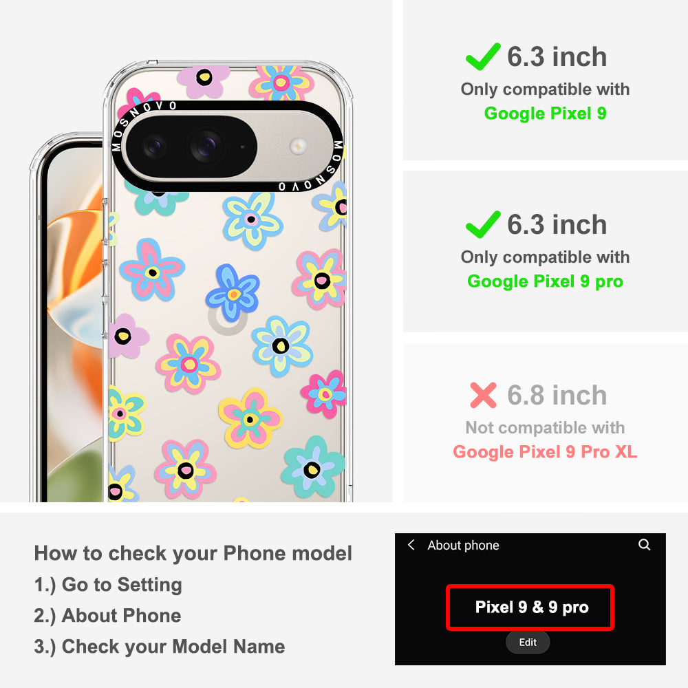 Groovy Flower Phone Case - Google Pixel 9 Case