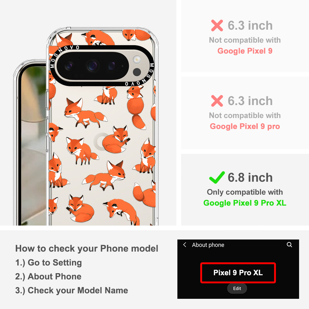 Cute Fox Phone Case - Google Pixel 9 Pro XL Case