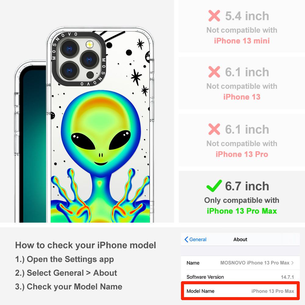 Alien Piece Phone Case - iPhone 13 Pro Max Case