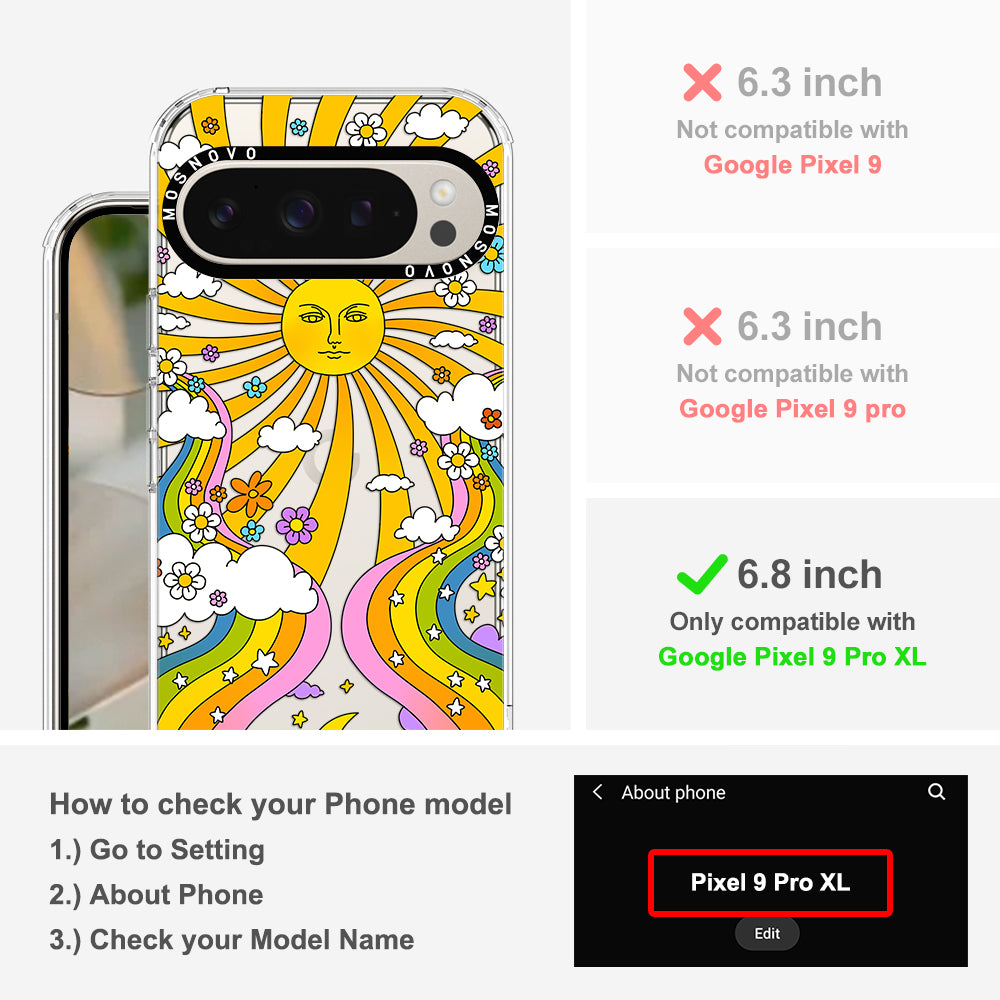 70's Psychedelic Groovy Art Phone Case - Google Pixel 9 Pro XL Case