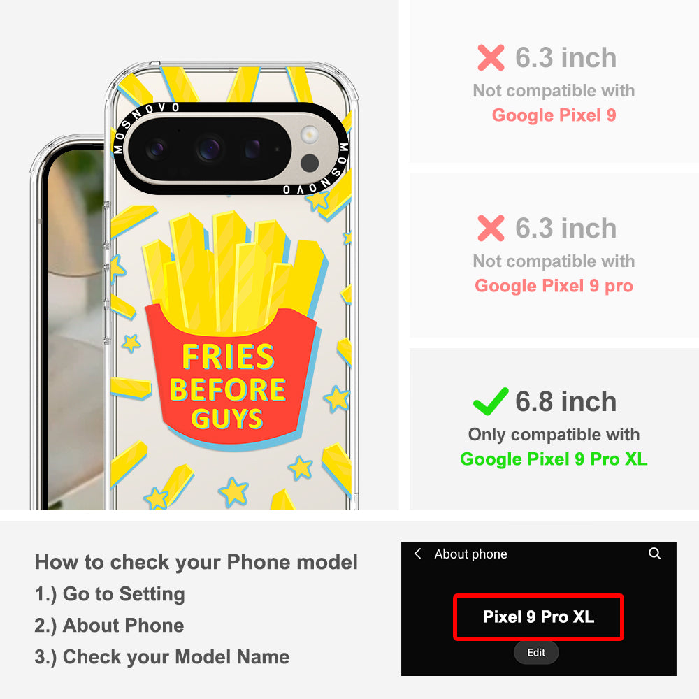 Fries Before Guys Phone Case - Google Pixel 9 Pro XL Case