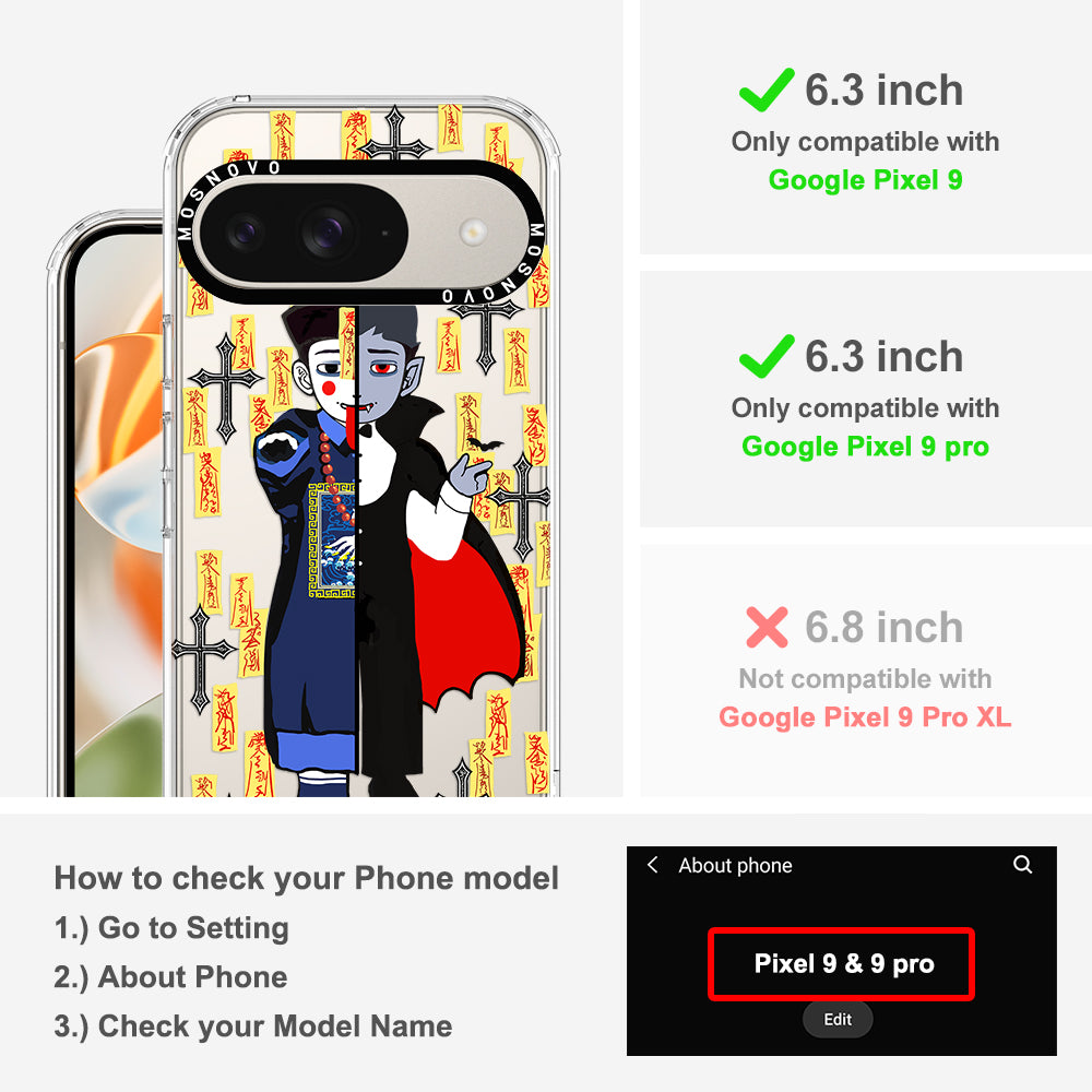 Zombie Vs Vampire Phone Case - Google Pixel 9 Pro Case