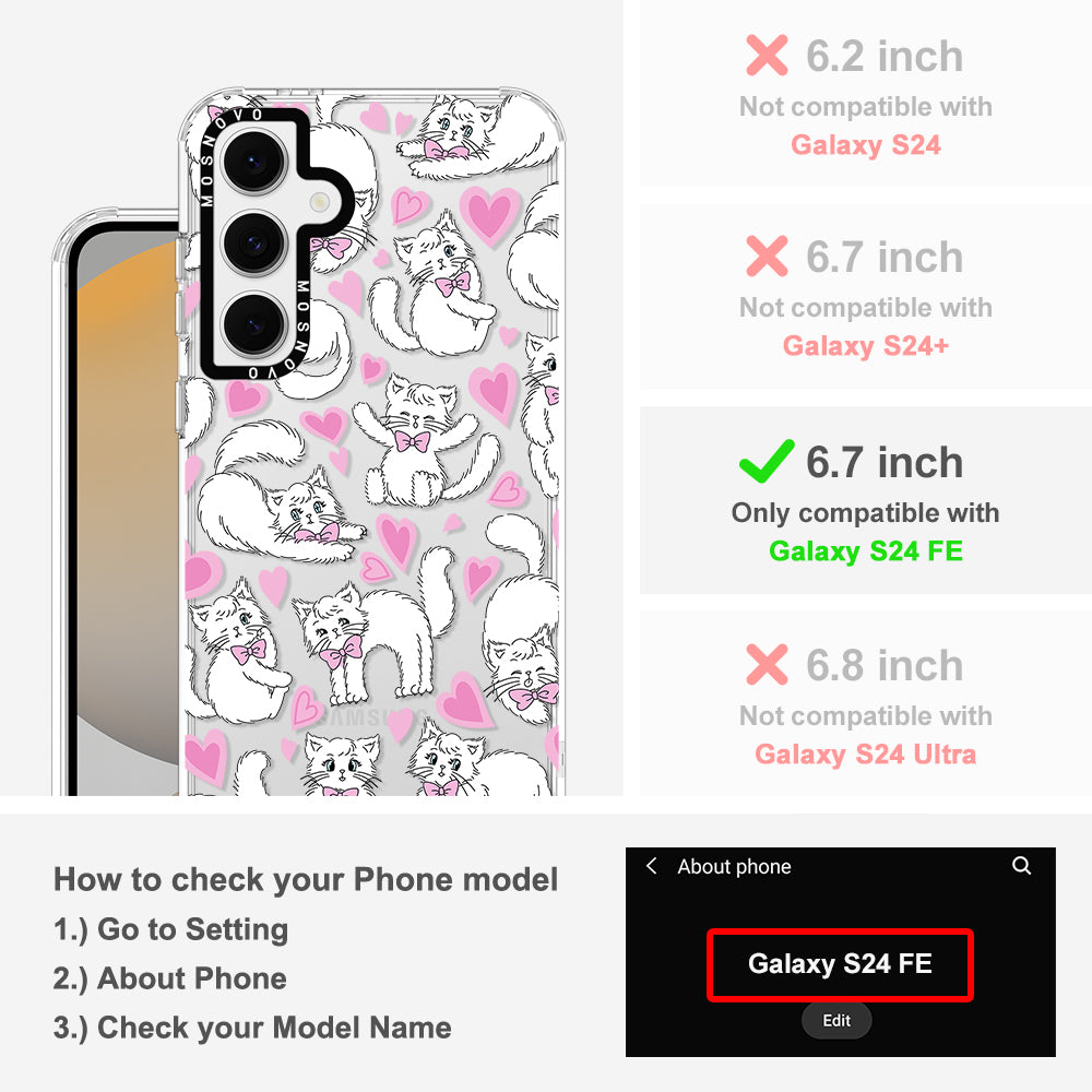 Kitties Phone Case - Samsung Galaxy S24 FE Case