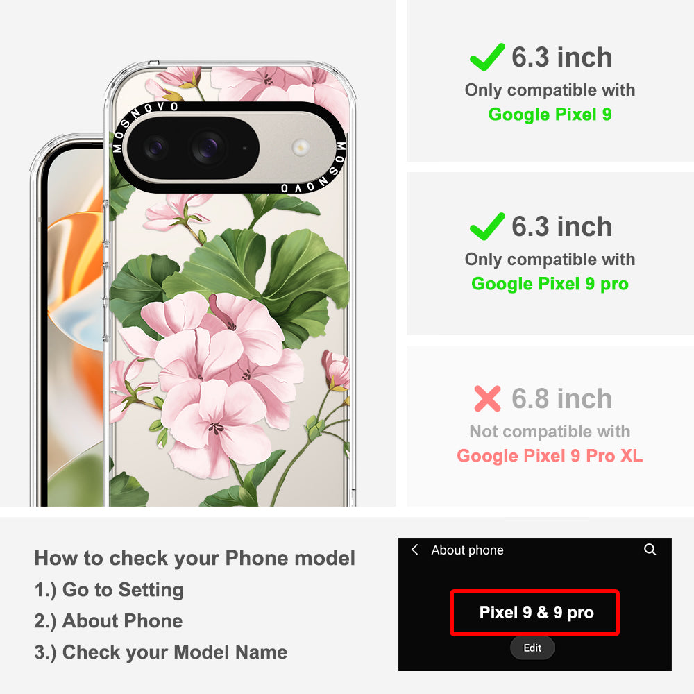 Geranium Phone Case - Google Pixel 9 Pro Case