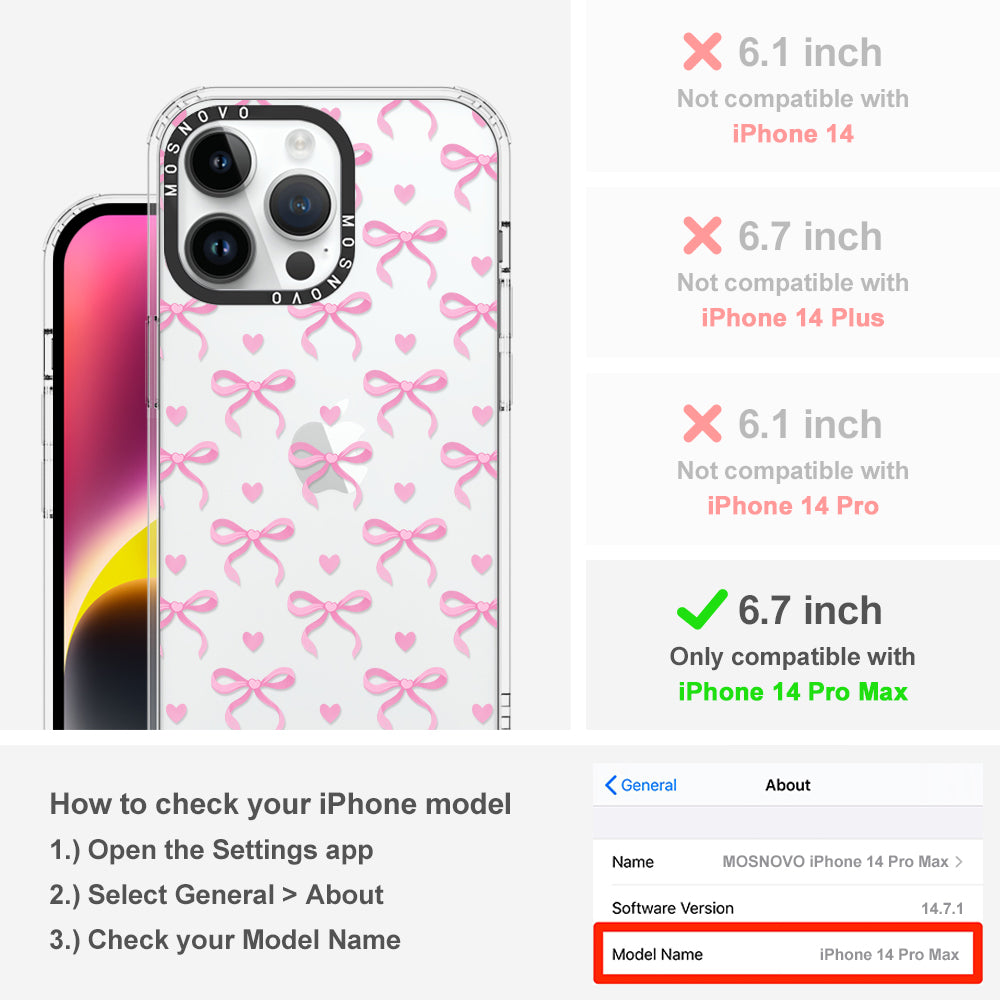 Bowtiful Love Phone Case - iPhone 14 Pro Max Case