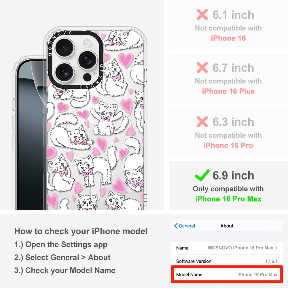 Kitties Phone Case - iPhone 16 Pro Max Case