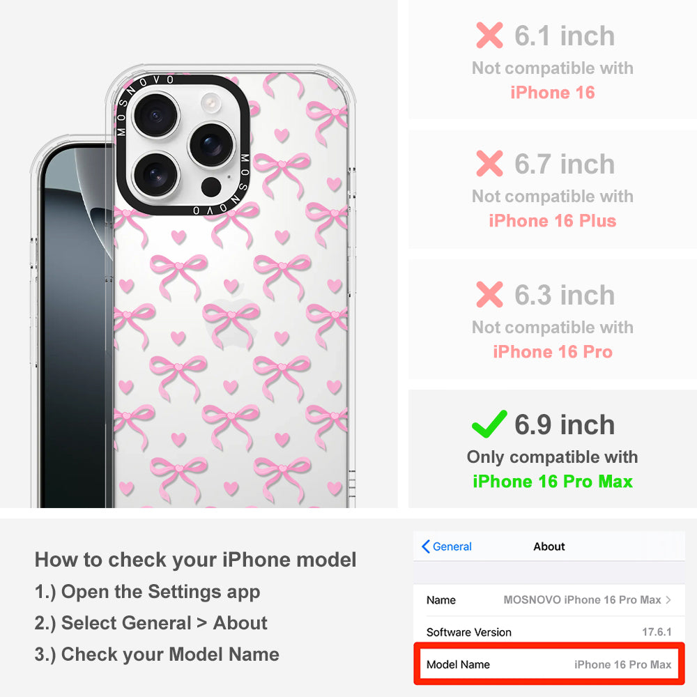 Bowtiful Love Phone Case - iPhone 16 Pro Max Case