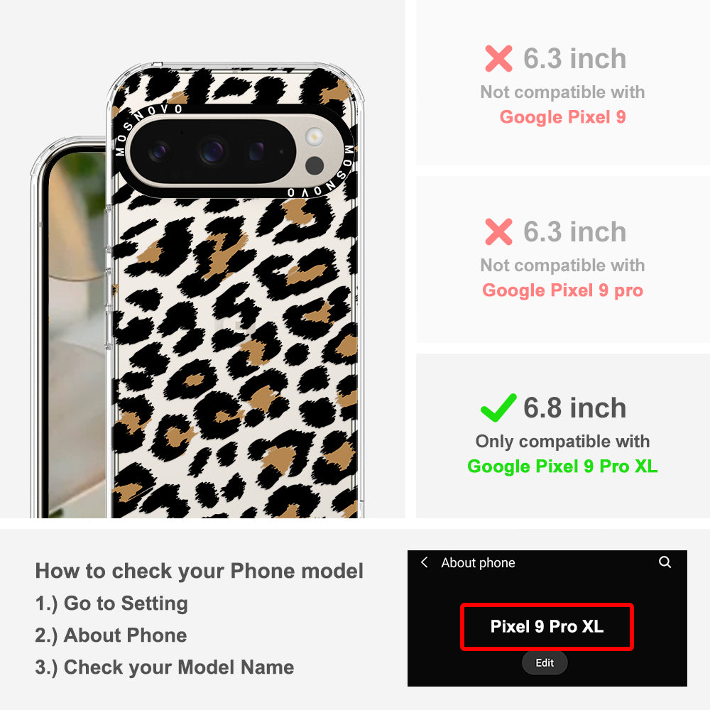 Leopard Print Phone Case - Google Pixel 9 Pro XL Case