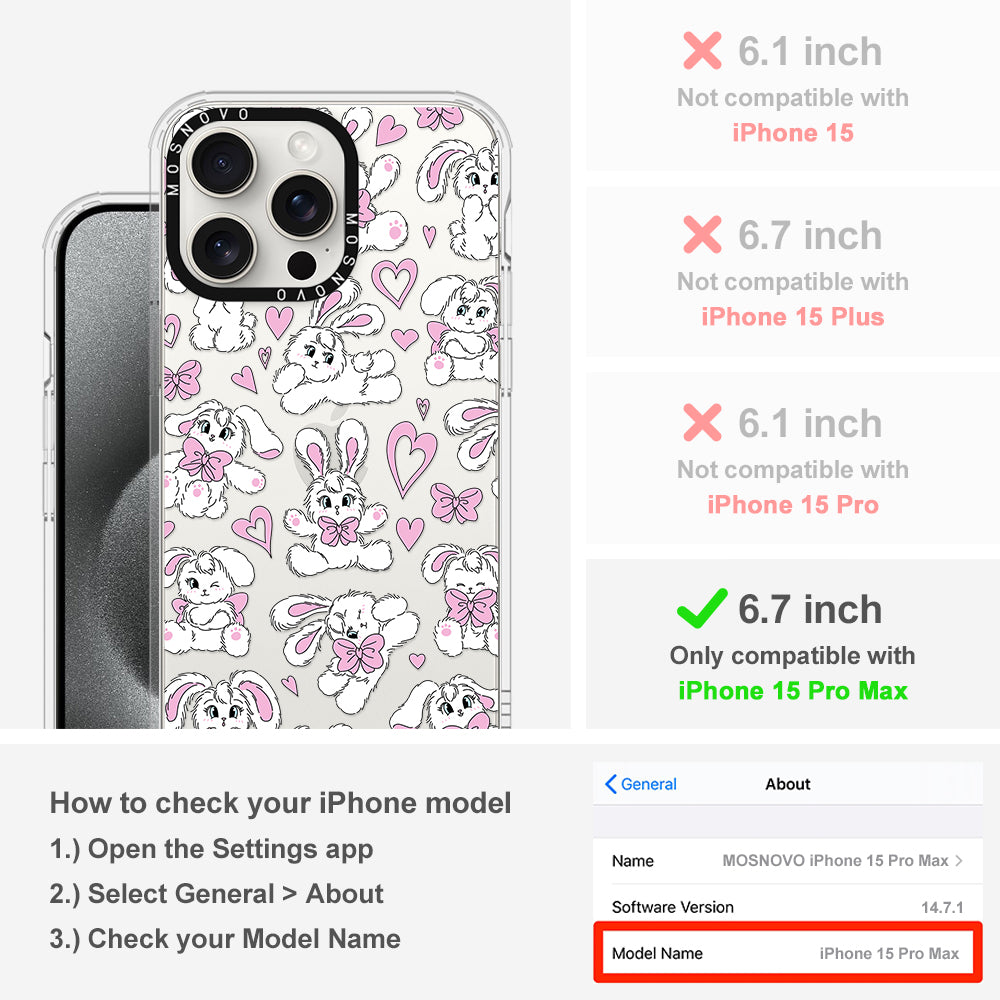 Bunnies Phone Case - iPhone 15 Pro Max Case