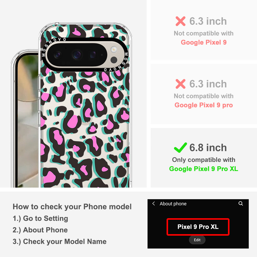 Hot Pink Leopard Print Phone Case - Google Pixel 9 Pro XL Case