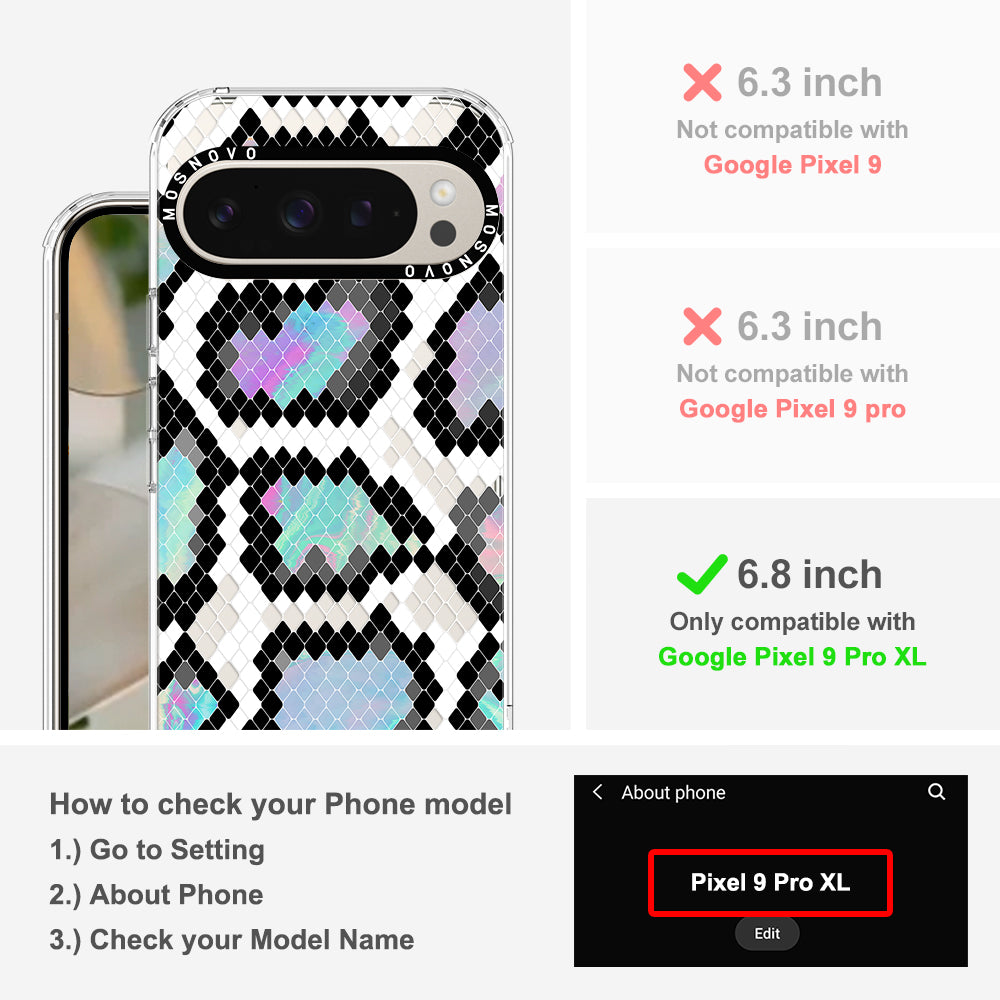 Aurora Snake Print Phone Case - Google Pixel 9 Pro XL Case