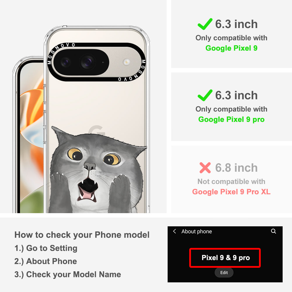 OMG Cat Phone Case - Google Pixel 9 Pro Case