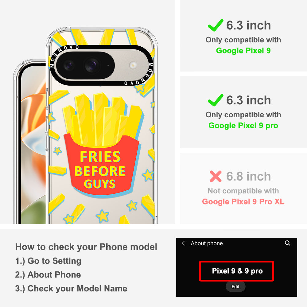 Fries Before Guys Phone Case - Google Pixel 9 Case