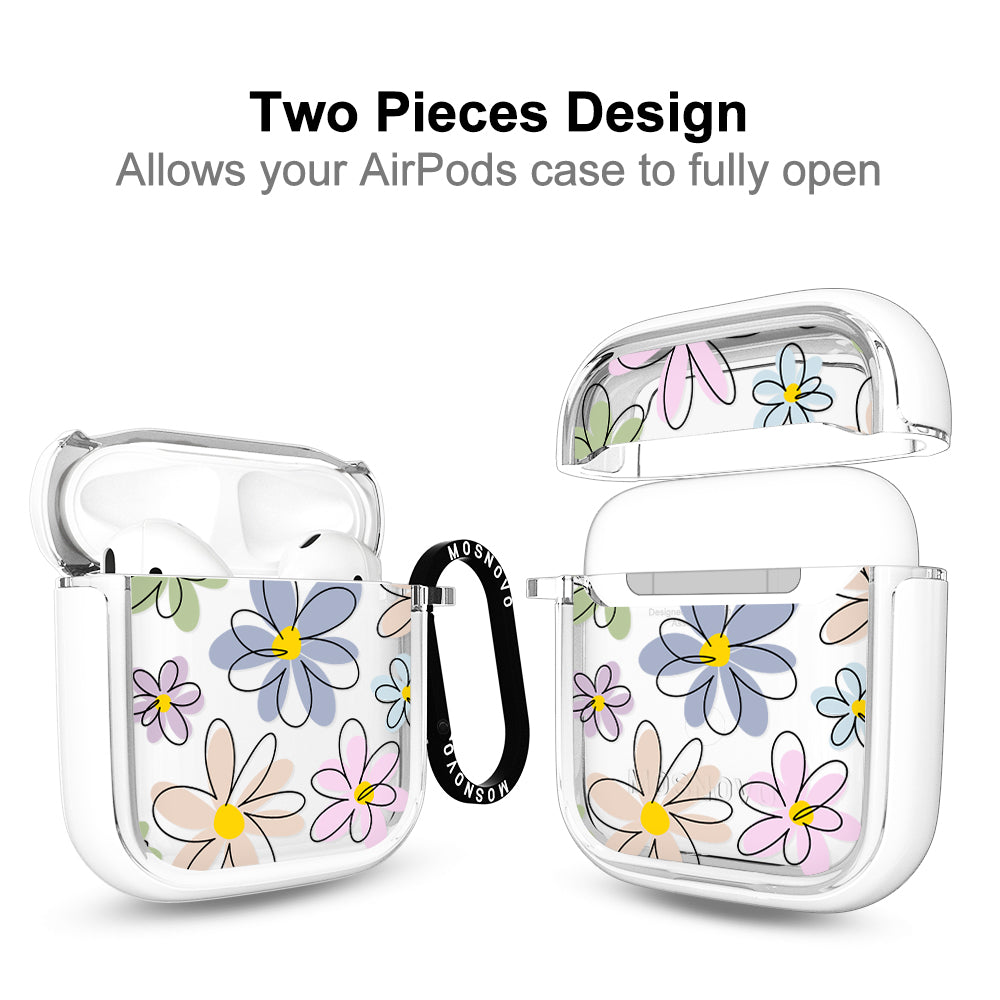 Linear Blooms AirPods 1/2 Case