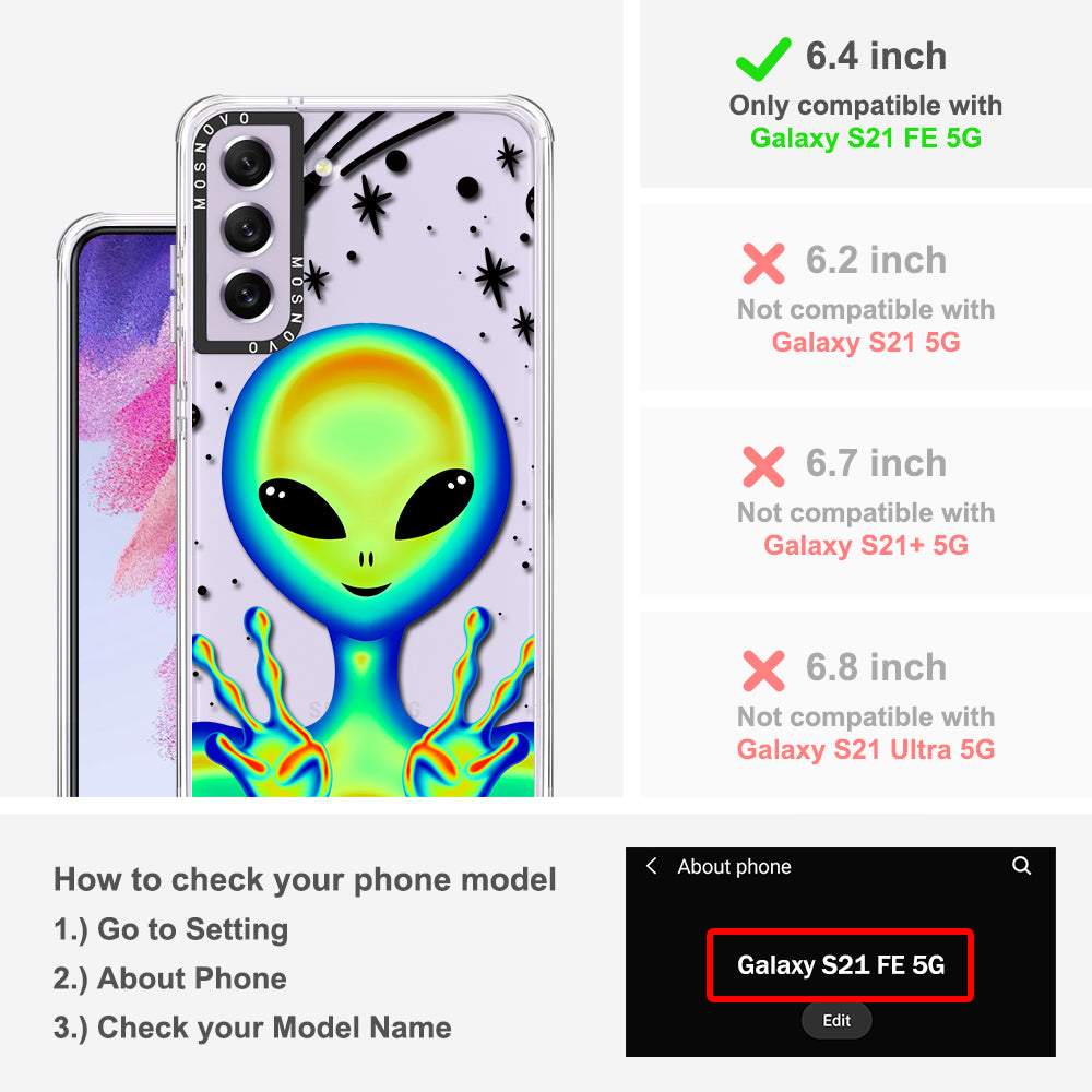 Alien Piece Phone Case - Samsung Galaxy S21 FE Case