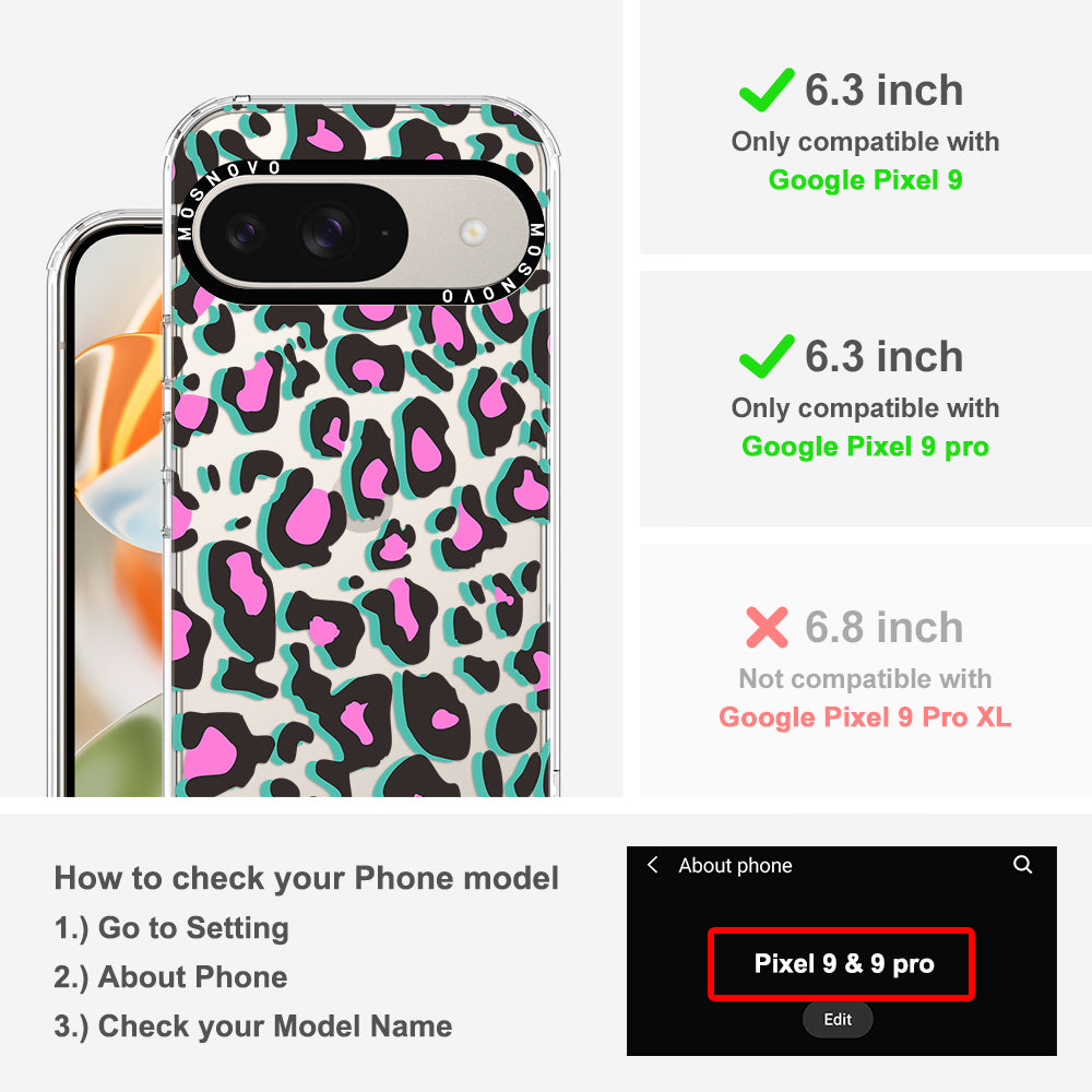 Hot Pink Leopard Print Phone Case - Google Pixel 9 Case