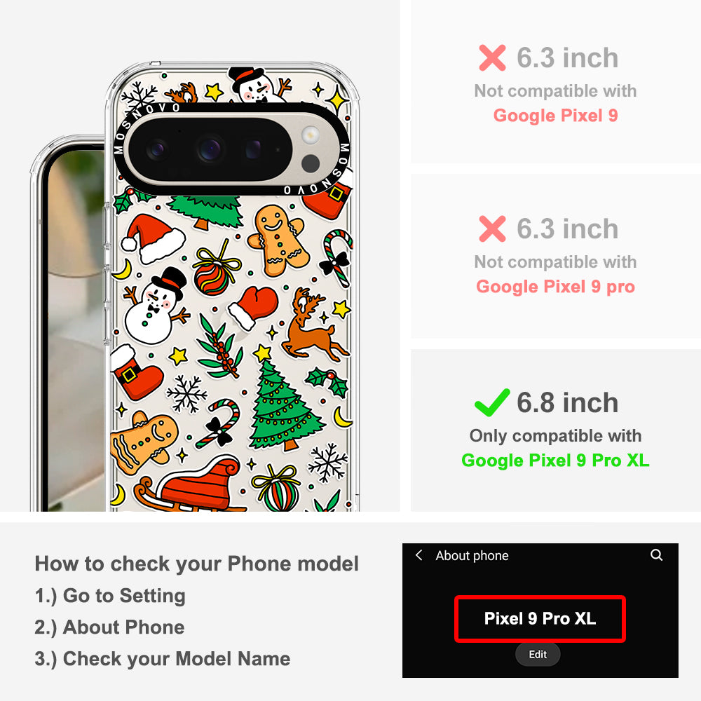 Christmas Xmas Decoration Phone Case - Google Pixel 9 Pro XL Case