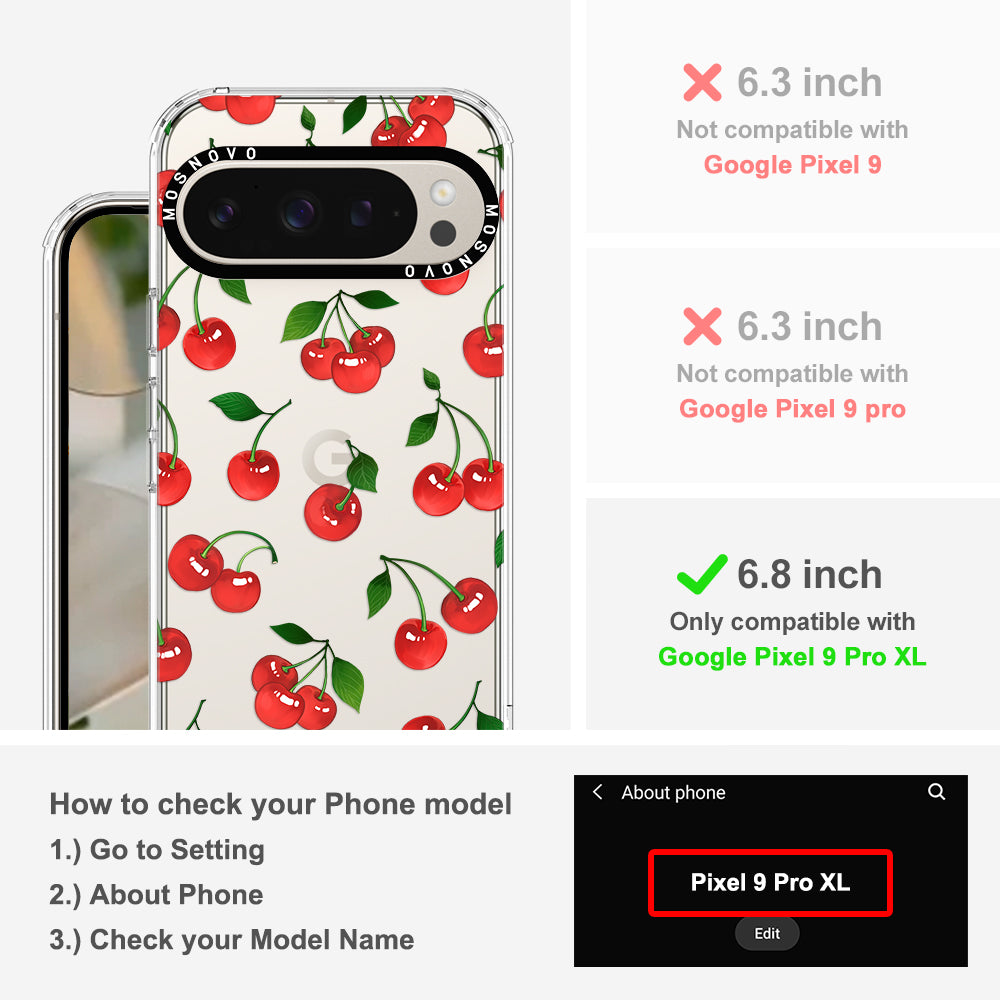 Cute Cherry Phone Case - Google Pixel 9 Pro XL Case