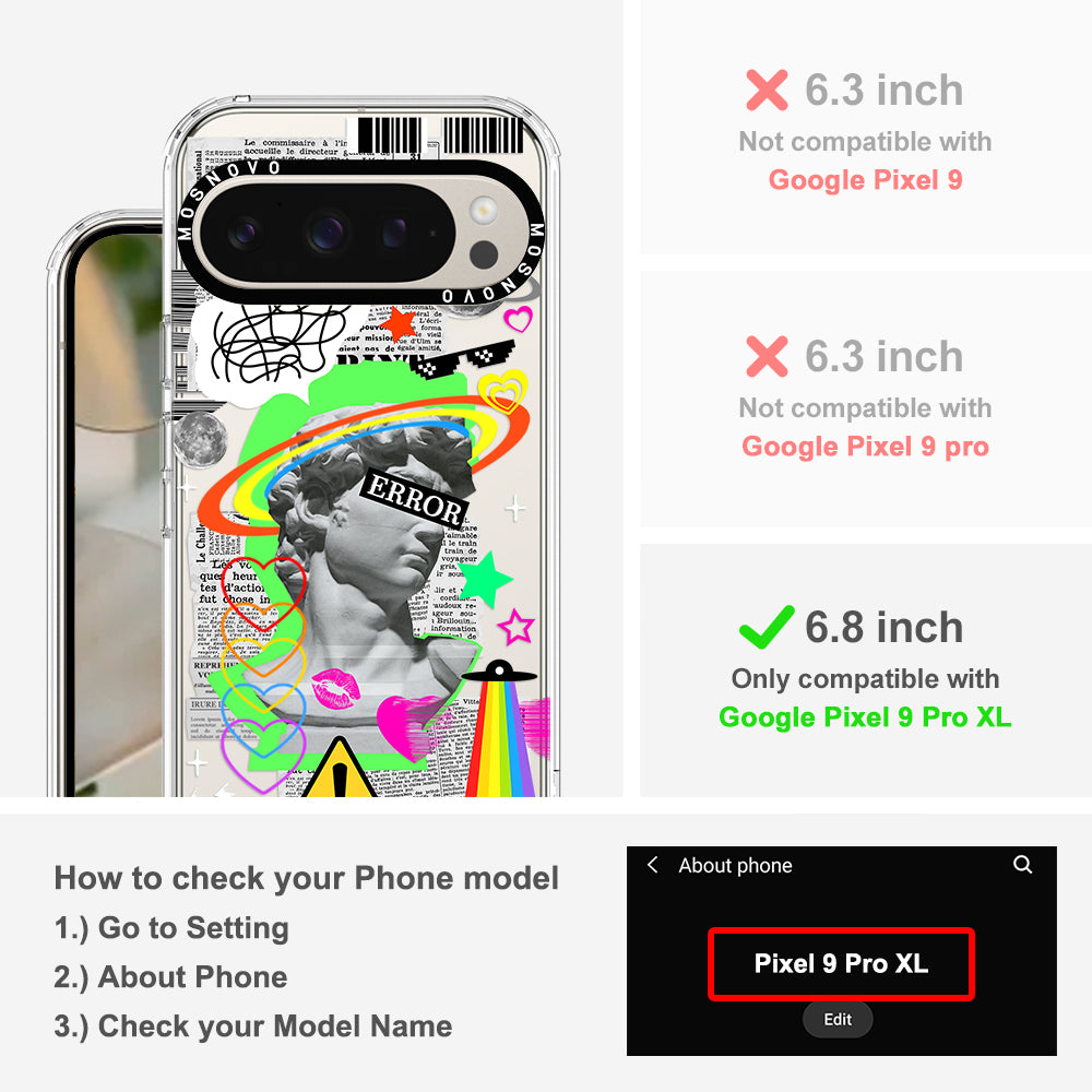 Error Statue Art Phone Case - Google Pixel 9 Pro XL Case