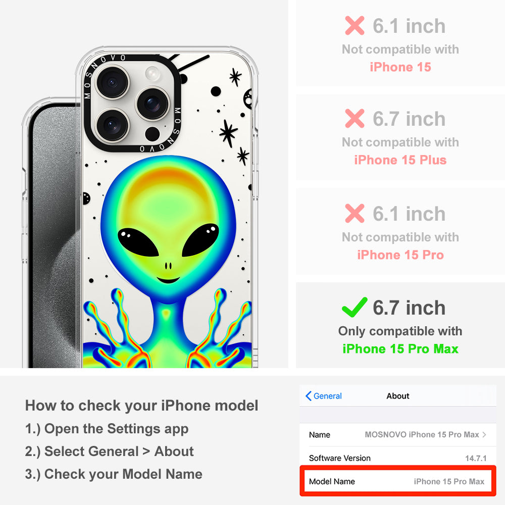 Alien Piece Phone Case - iPhone 15 Pro Max Case