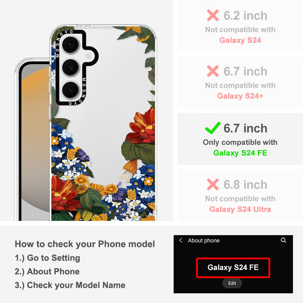 Summer Garden Phone Case - Samsung Galaxy S24 FE Case - MOSNOVO