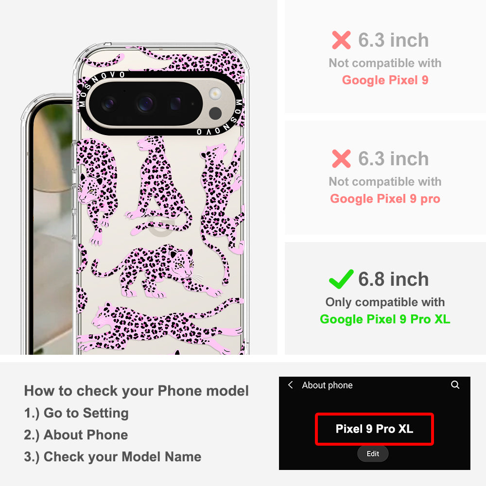 Pink Leopard Phone Case - Google Pixel 9 Pro XL Case