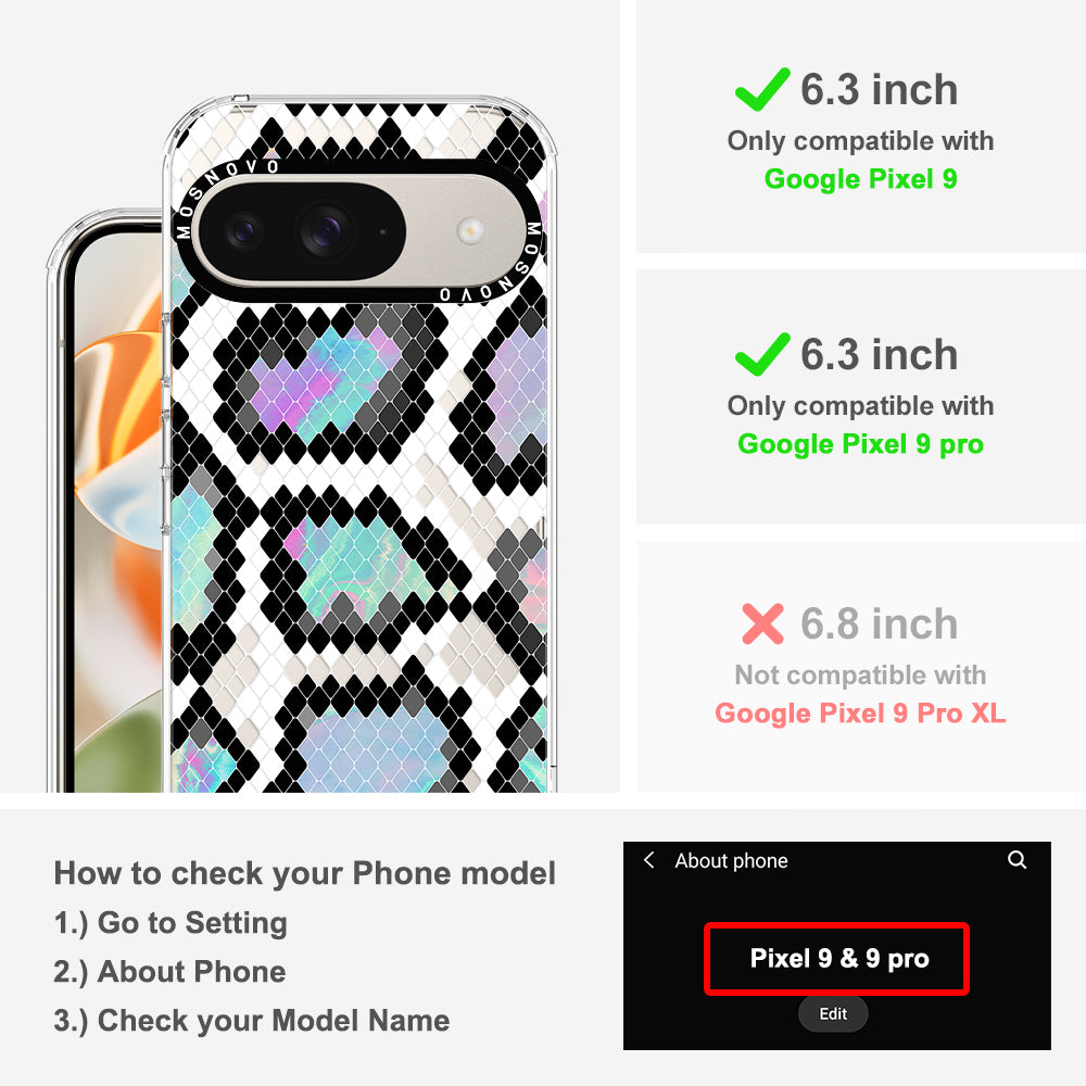 Aurora Snake Print Phone Case - Google Pixel 9 Case