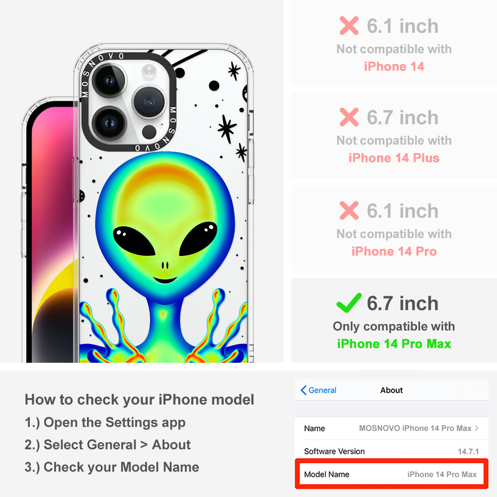 Alien Piece Phone Case - iPhone 14 Pro Max Case